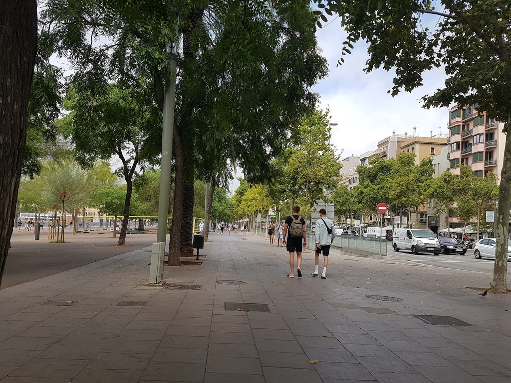 Passeig de Joan de Borbó (Source: Google Maps)