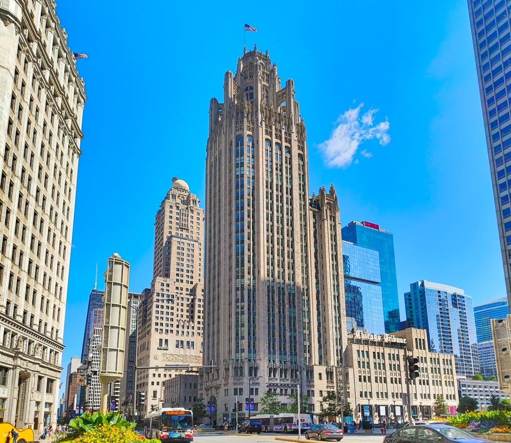 Tribune Tower (Source: Google Maps)