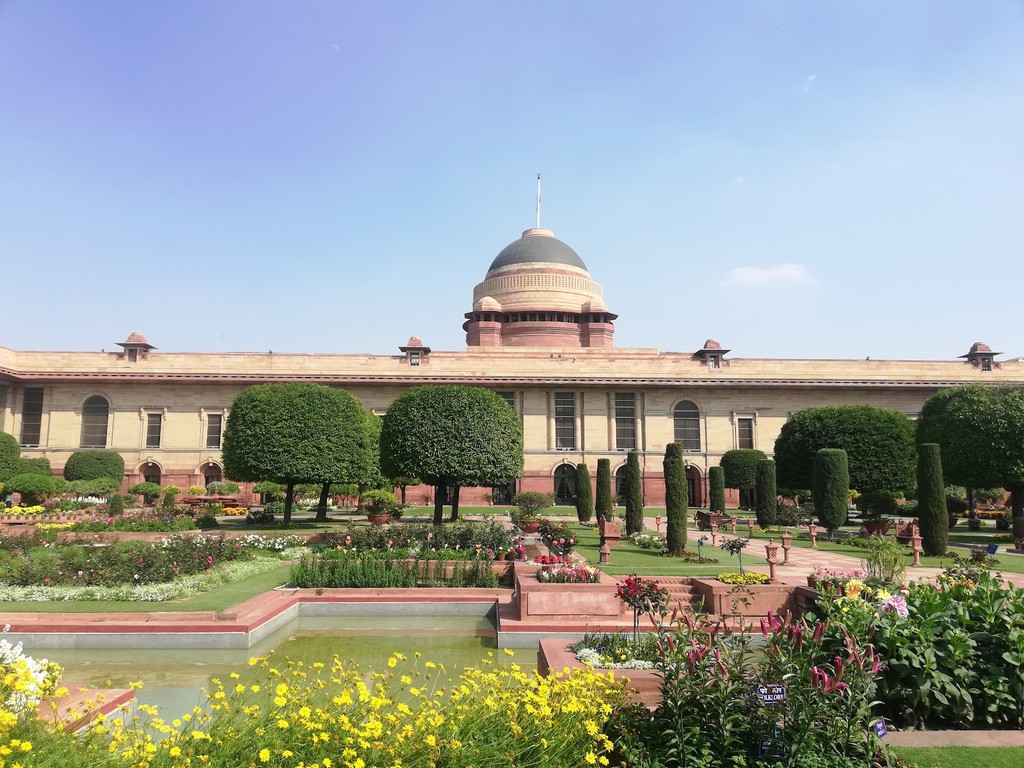 Rashtrapati Bhavan (from outside) (Source: Google Maps)