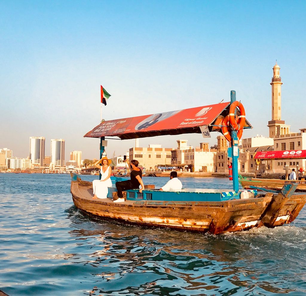 Abra Ride across Dubai Creek (Source: Google Maps)