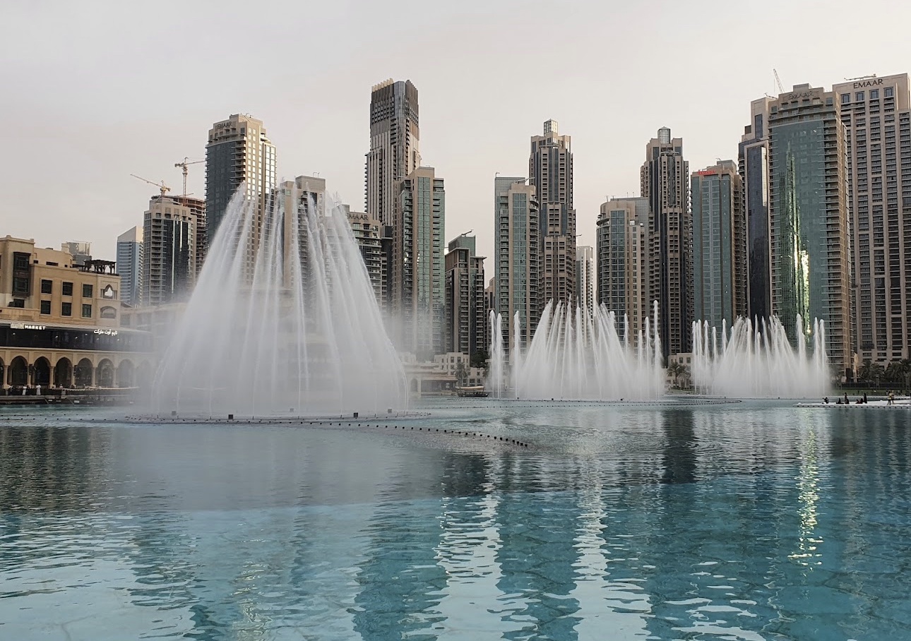 The Dubai Fountain (Source: Google Maps)