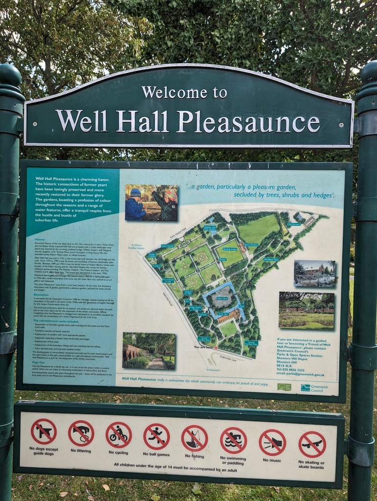 Well Hall Pleasaunce (Source: Google Maps)