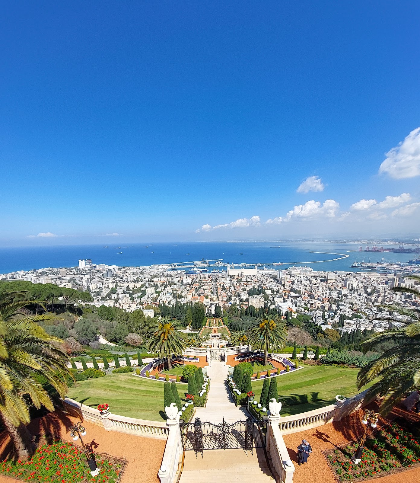 Bahá'í Gardens and Shrine of the Báb (Source: Google Maps)
