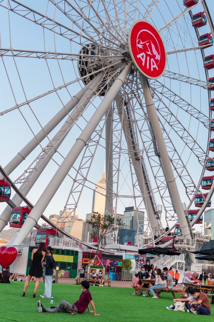 Hong Kong Observation Wheel and AIA Vitality Park (Source: Google Maps)