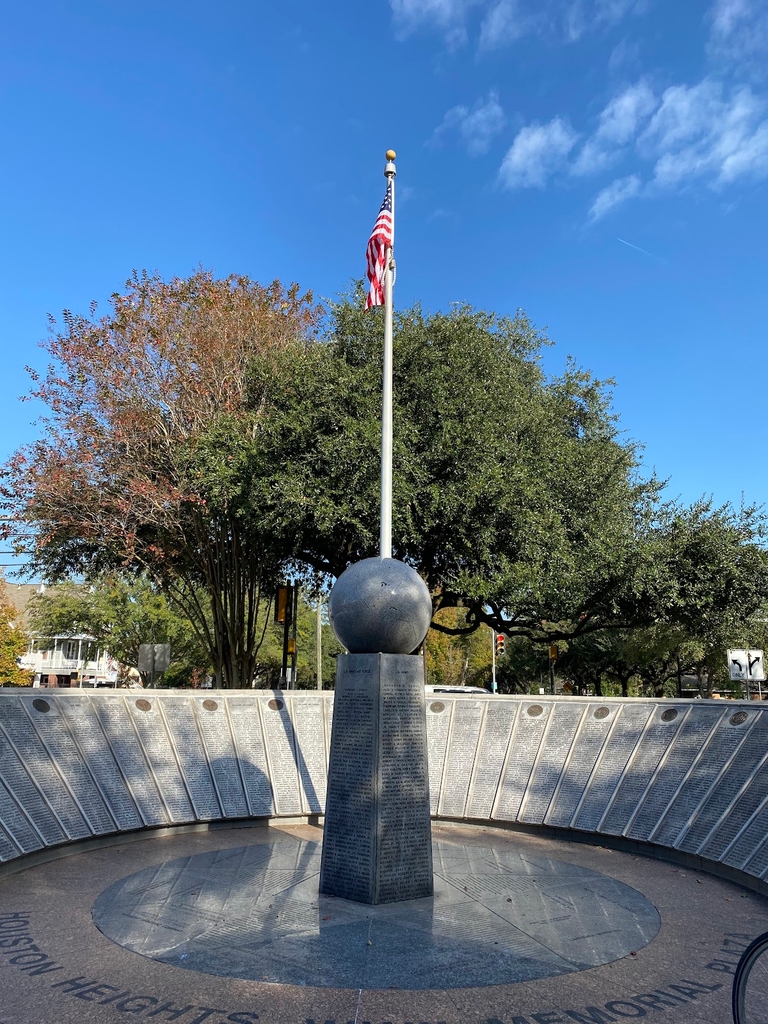 Houston Heights World War II Memorial (Source: Google Maps)