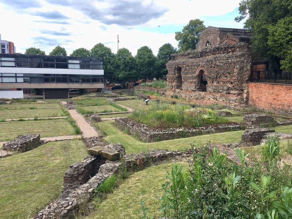 Jewry Wall and Roman Baths (Source: Google Maps)