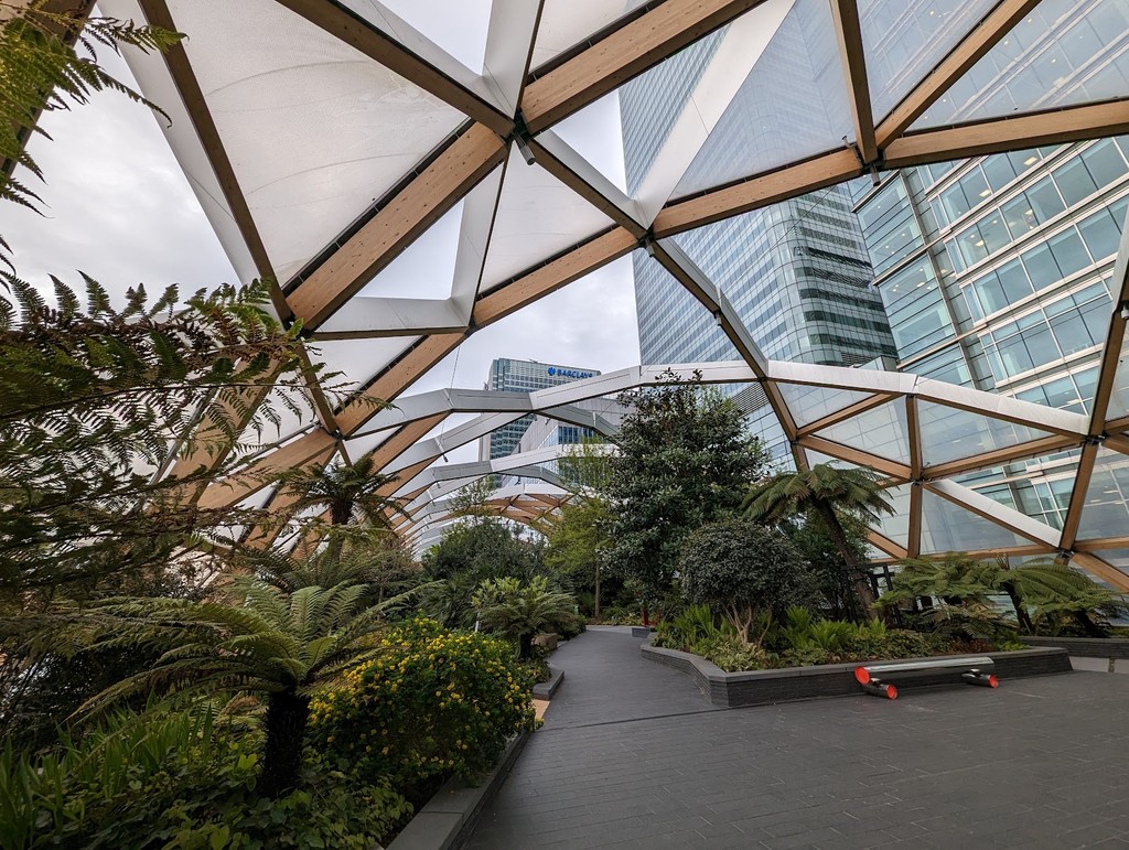 Crossrail Place Roof Garden (Source: Google Maps)