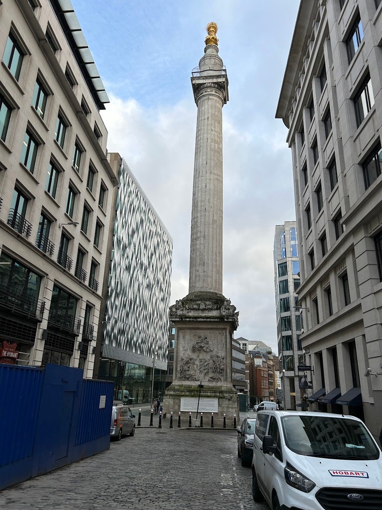 The Monument to the Great Fire of London (Source: Google Maps)