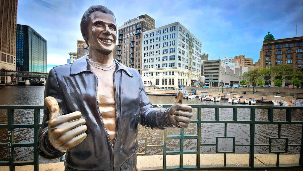Bronze Fonz (Source: Google Maps)