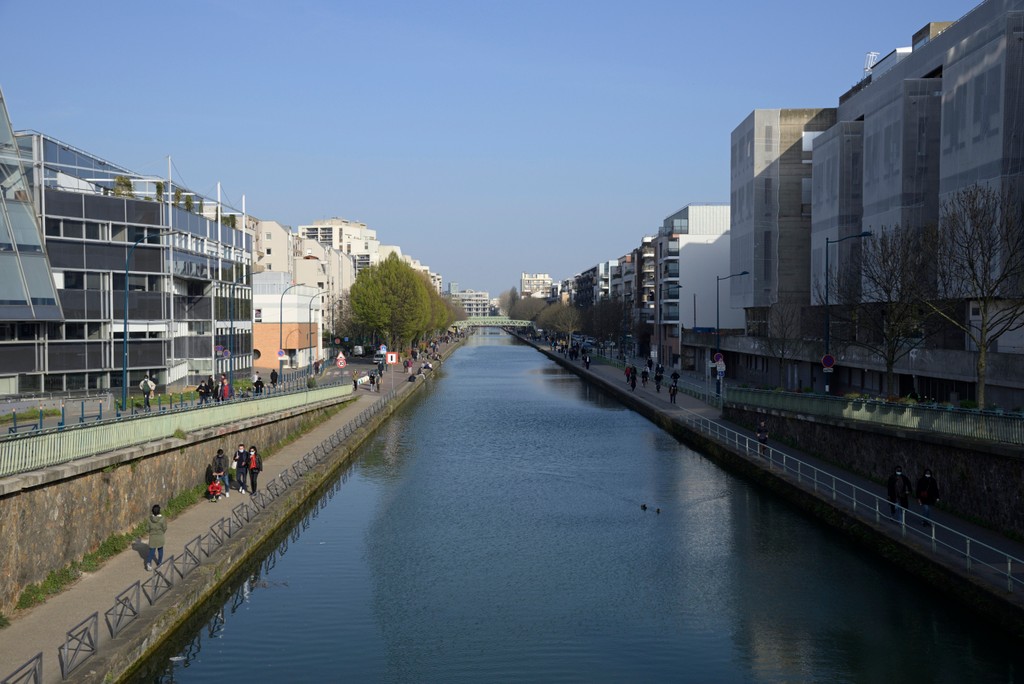 Canal de l'Ourcq (Source: Google Maps)