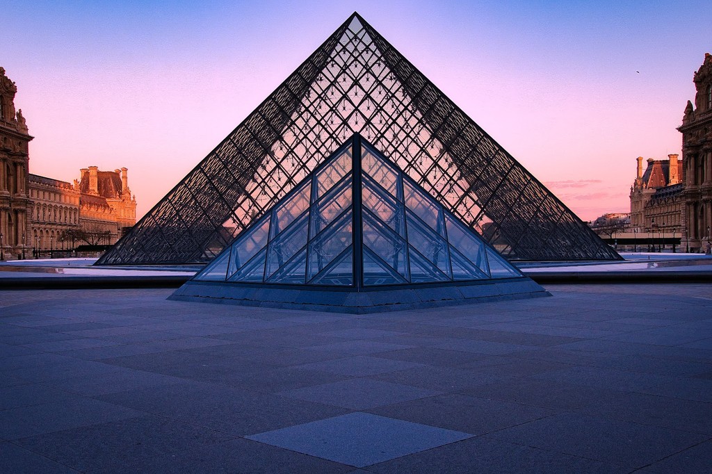 Louvre Pyramid (Source: Google Maps)