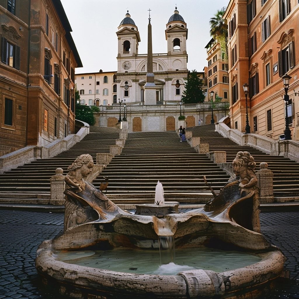 Piazza di Spagna and Spanish Steps (Source: Google Maps)