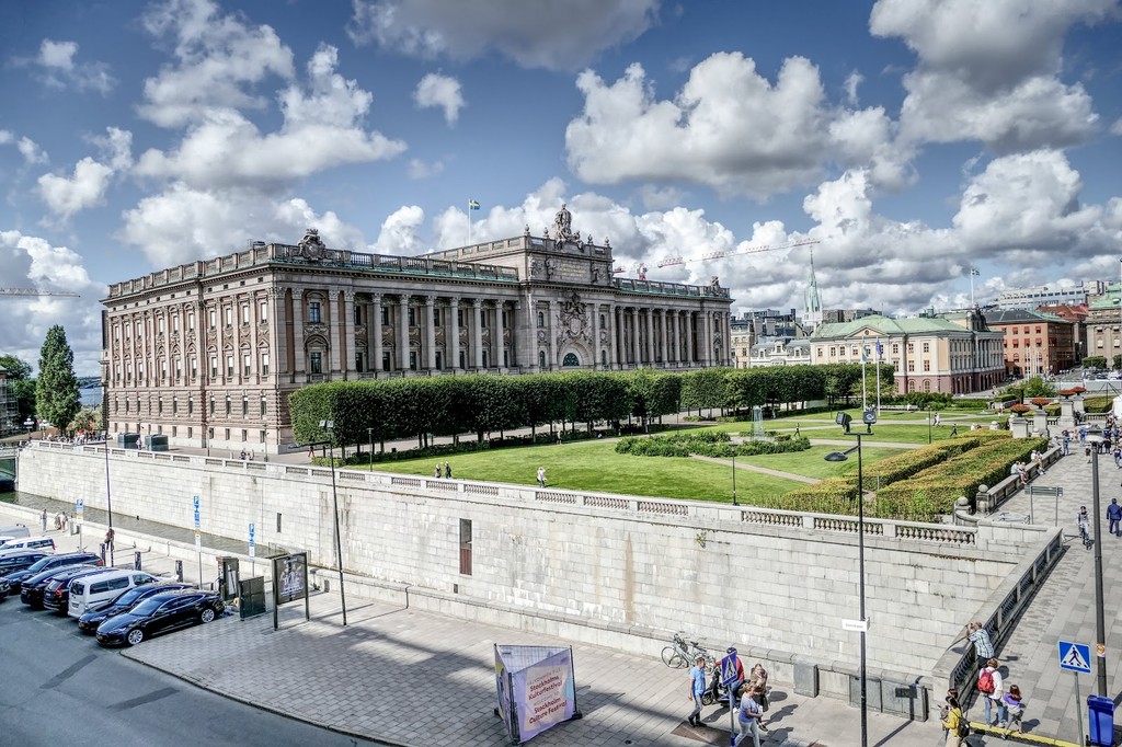 The Swedish Parliament House (Riksdag) (Source: Google Maps)