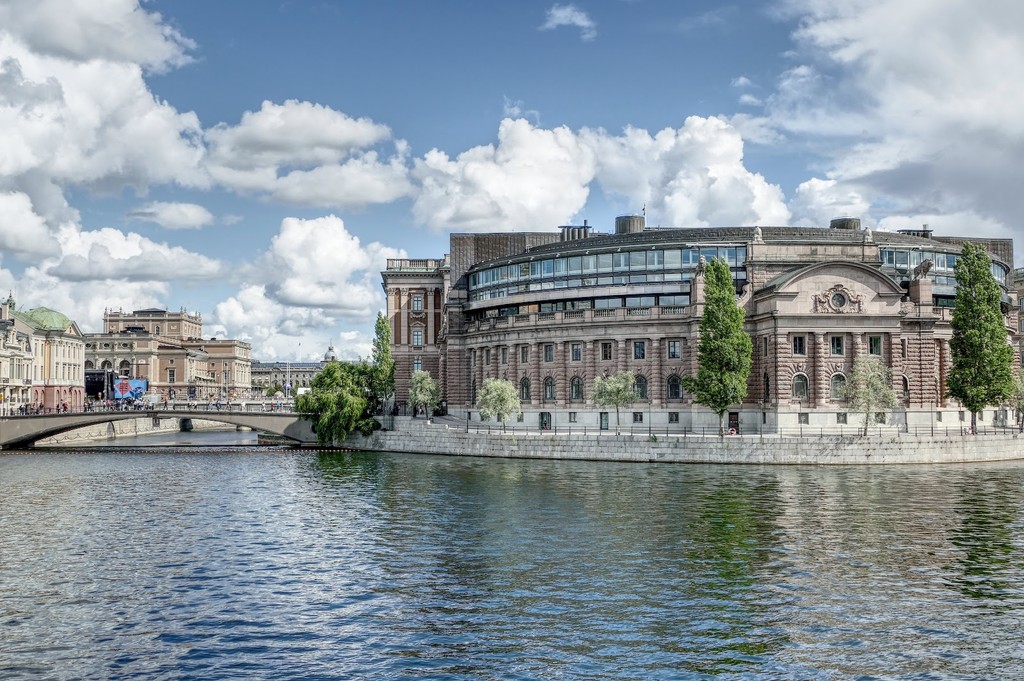The Swedish Parliament (Riksdagshuset) (Source: Google Maps)