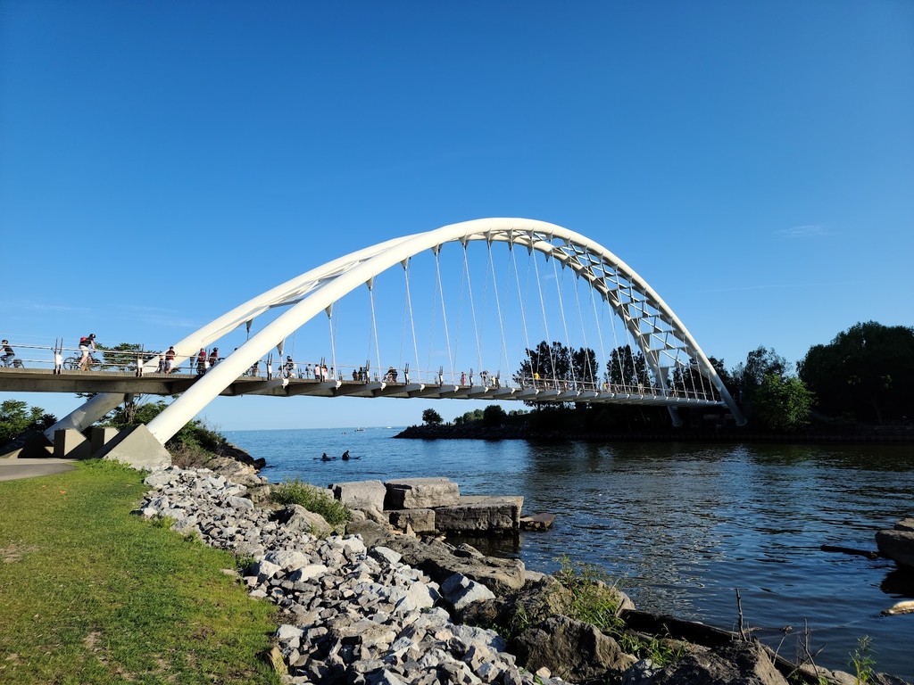 Humber Bay Arch Bridge (Source: Google Maps)