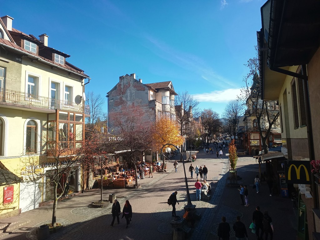 Krupówki Street (Source: Google Maps)